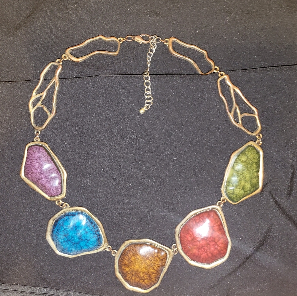 Flat Mosiac Necklace